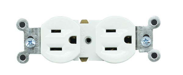 U03W.png Tomacorriente Doble Incrustar Blanca 15A